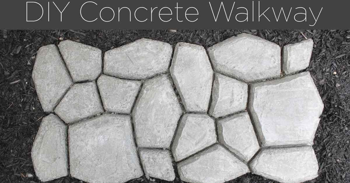 DIY Cement Path